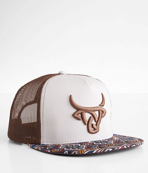 Lost Calf Dakota Trucker Hat - White/Brown , Men's Browntan Embroidered snapback hat One size fits most. Apparel & Accessories > Clothing Accessories > Hats My Christmas Wishlist Western, Todeo Hats, Country Hats For Women Ariat, Gifts For Country Man, Countey Boyfriend Gifts, Westerns Hats, Coboy Hats, Mens Hat Country, Western Things