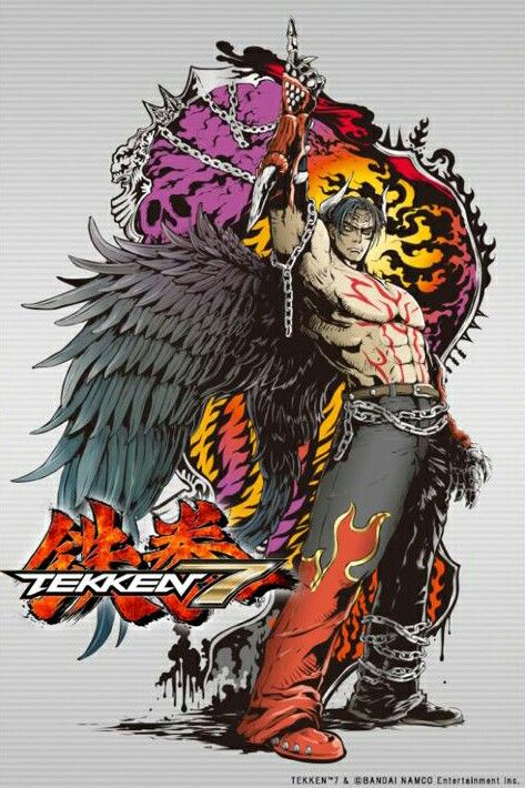 Tekken 7 Devil Jin panel by Jbstyle Tekken 7 Wallpaper, Devil Jin Tekken, Tekken Art, Tekken Characters, Tekken Jin Kazama, Devil Jin, Tekken Wallpaper, Street Fighter Tekken, Patreon Art