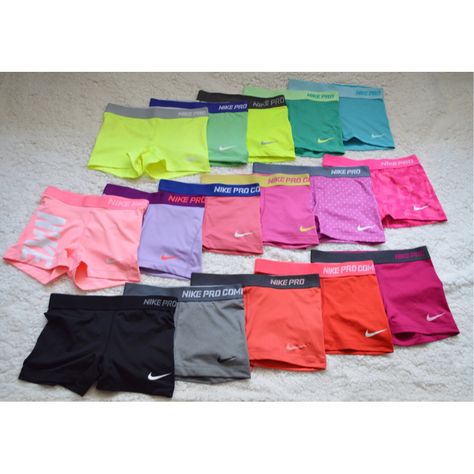 I wish I had this many i love them all!!! Nike Pros Different Colors, Nike Pro Shorts All Colors, Old Nike Pro Shorts, Nike Sets Women, Nike Pros Colors, Nike Pro Shorts Colors, Nike Pro Collection Aesthetic, Old Nike Pros, Nike Pros Collection