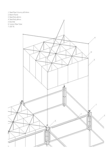 Gallery of  Floating Pavilion  / Shen Ting Tseng architects  - 42 Floating Pavilion, Floating Structure, Pool Pavilion, Canopy Architecture, Pavilion Architecture, Temporary Structures, Shop House Plans, Interior Display, Plan Drawing