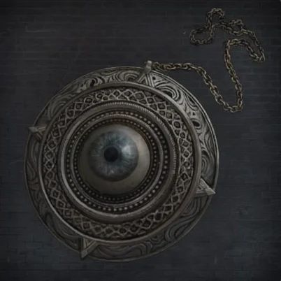 Bloodborne Art, New Nightmare, D D Items, Magical Jewelry, Bloodborne, Prop Design, Eye Pendant, Cthulhu, Dark Souls