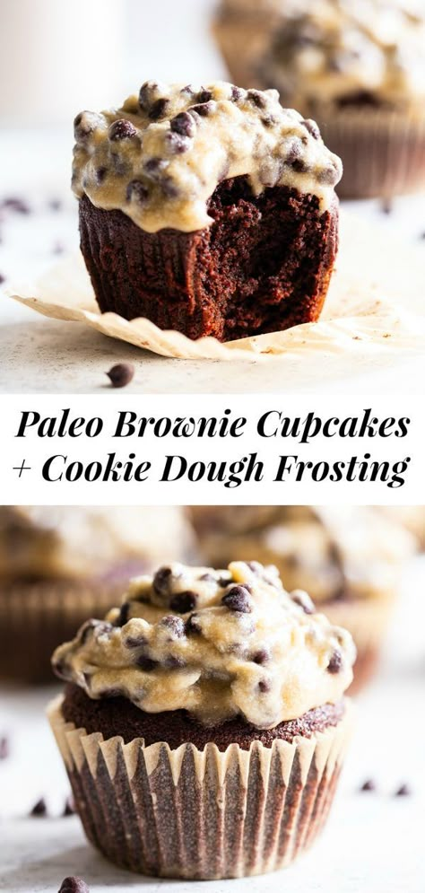 Cookie Dough Buttercream, Dairy Free Buttercream, Paleo Cupcakes, Cookie Dough Frosting, Paleo Cake, Paleo Brownies, Skillet Chocolate Chip Cookie, Dairy Free Cream Cheese, Paleo Recipes Dessert