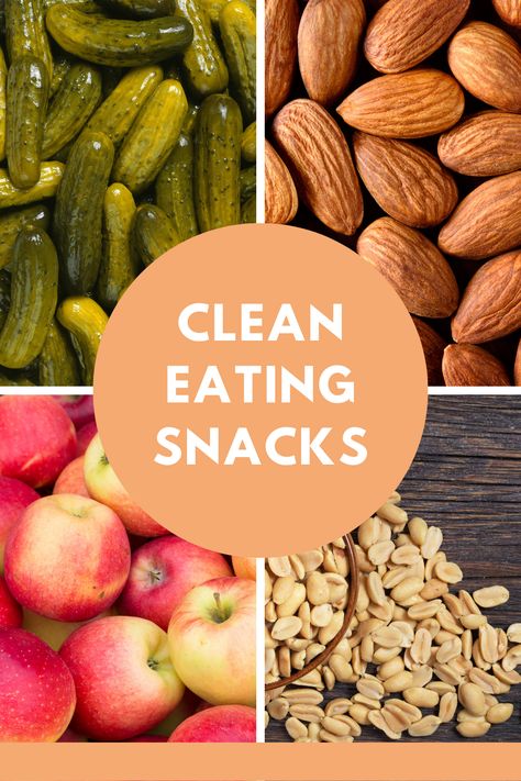 Easy Clean Eating Recipes, Healthy Snack Ideas, Clean Snacks, Healthy Eating Snacks, Delicious Clean Eating, Clean Eating Breakfast, Healthy Snack Options, Work Meals, Easy Clean Eating