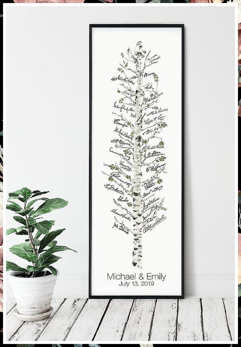 Wedding Guest Book Ideas - Want more information and details? Click to visit for more tips. Aspen Tree Wedding, Tree Wedding Decor, Creative Wedding Guest Books, Creative Guest Book, Basic Wedding, Wedding Guest Book Ideas, Wedding Tree Decorations, Tree Guest Book, Birch Tree Wedding