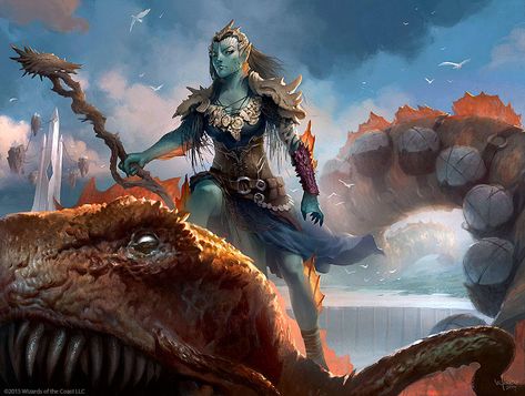 Mtg Merfolk, Mtg Art, Fantasy Races, Dungeons And Dragons Characters, Fantasy Warrior, Magic Art, Wizards Of The Coast, Fantasy Rpg, Monster Art