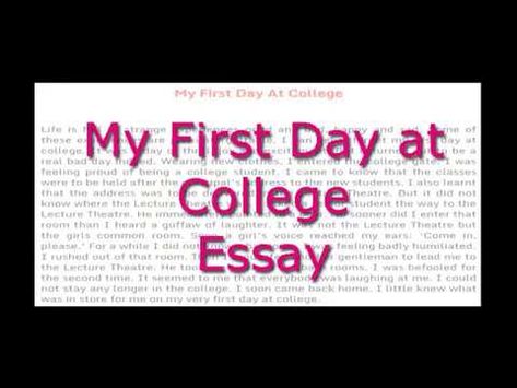 my first day at college essay first day of college essay first day experience in college first day of school paragraph first day of school essay my first day in college my first college experience my first day at school essay about college life College First Day, Simple Essay, Professional Ppt, Life Essay, College Essay Examples, College Letters, Argumentative Essay Topics, First Day Of College, First Day At School