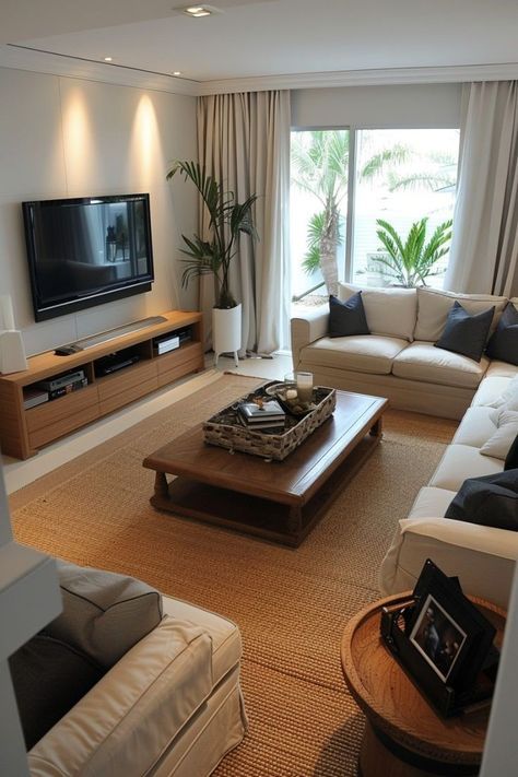 #homedecor, #interiordesign, #homedesign, #decor inspiration Condo Living Room, Living Room Setup, Condo Decor, Apartment Living Room Design, Dream Apartment Decor, Hall Interior, Living Room Design Inspiration, Small Living Room Decor, Home Design Living Room