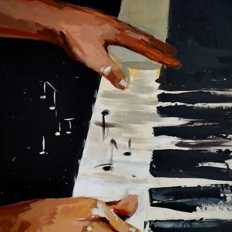 Acrylic painting playing piano 35x50 for the upcoming art exhibition✨ Follow for more�♡ #canvasartwork #canvasart #art #music #pianopiano #piano #hands #musicnotes #inspirationart #fypシ #fypge #jazz #jazzpianosolo #painting #painter #acrilycs #acrilycpaint #selftaughtartist Do you like listening music while painting? Piano Hands, Piano Pictures, Piano Art, Listening Music, Jazz Piano, Playing Piano, Art Music, Art Exhibition, Orchestra