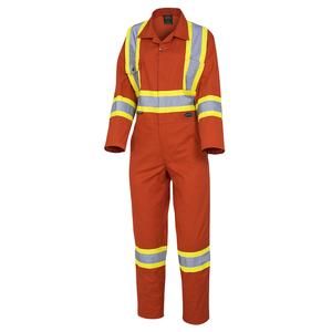 I'm sure this type of clothing is very important for some jobs. If you work in construction or any type of outdoor service, it's important that people are able to see you. It's good that this is bright, but also has some reflectors on it. Women's Work Wear, Work Coveralls, Womens Safety, Reflective Tape, Work Wear Women, Pioneer Woman, Rain Wear, Pajama Pants, Work Wear