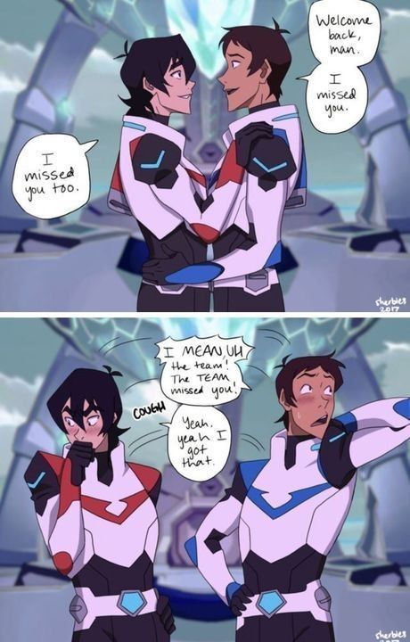 My Fav Klance Comics - Im Trying - Wattpad Klance Cute, Keith Lance, Hiro Big Hero 6, Klance Fanart, Klance Comics, Voltron Funny, Voltron Comics, Form Voltron, Voltron Ships