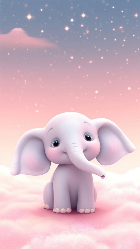 Cute elephant animal cartoon mammal. AI generated Image by rawpixel. | free image by rawpixel.com / Wee Elephant Iphone Wallpaper, Elephant Cartoon Images, Cute Elephant Cartoon, Baby Wild Animals, Quirky Wallpaper, Elephant Background, Elephant Cartoon, Elephant Wallpaper, Wallpaper Cartoon