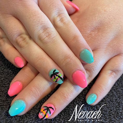 Beach Theme Nail Art, Goa Nails Design, Goa Nail Art, Goa Nail Art Designs, Key West Nails, Goa Nails, Nail Art For Goa Trip, Beach Theme Nails, Goa Theme Nail Art