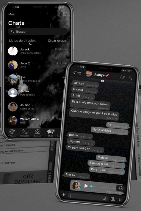 Espero les guste este Tema para Fouad WhatsApp ❤️ Whatsapp Plus Aesthetic, What's App Mb Themes, Mb Whatsapp Ios Theme Dark, Mp Whatsapp Ios Theme, Mbwhatsapp Ios Theme, Whats App Mb Themes, Whatsapp Mb Themes, Whatsapp Theme Wallpaper, Mb Whatsapp Ios Theme
