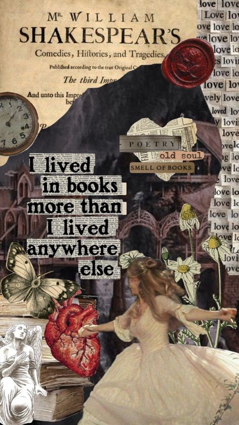 Old Books Aesthetic Wallpaper, Old Literature Aesthetic, Old Soul Aesthetic, Book Pages Aesthetic, Classic Literature Posters, Shuffle Art, Shakespeare Aesthetic, Royal Academia, Books Vibe