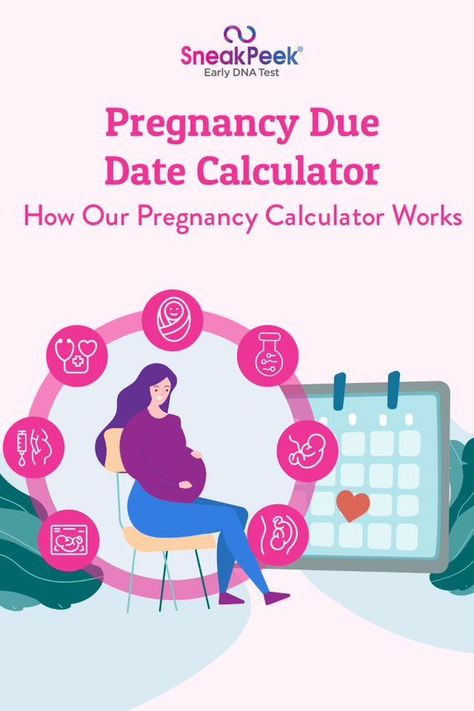 There are four methods used to determine your due date. You can choose the one that you know best. The following two methods are utilized in our due date calculator: Last Menstrual Period – The most common method is calculating the due date based on the first day of your last period. Simply add 40 weeks, or 280 days, to that date—and voila! This is your due date. Date of Ovulation (which would also be your conception date) - calculate your estimated due date by adding 266 days to it. Pregnancy Due Date Calculator, Due Date Calculator, Conception Date, Pregnancy Due Date, Calculator Words, Pregnancy Calculator, Menstrual Period, Due Date, Dna Test