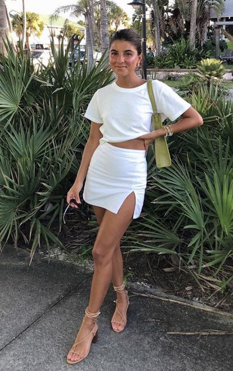 Summer Going Out Outfit, All White Party Outfits, White Party Outfit, White Summer Outfits, Florida Outfits, Miami Outfits, Bachelorette Outfits, Italy Outfits, All White Outfit