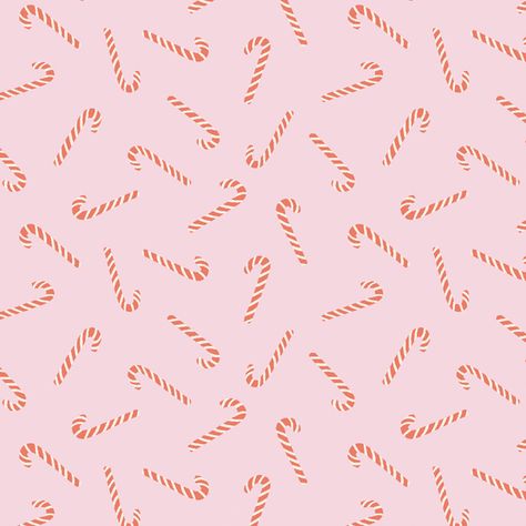 Candy Canes in Pink Floss | Hawthorne Supply Co Pink Wallpapers Ipad, Pink Candy Cane Wallpaper, Candy Cane Wallpaper, Cane Wallpaper, Candy Cane Background, Pink Candy Cane, Holiday Inspo, Free Candy, Indie Sewing Patterns