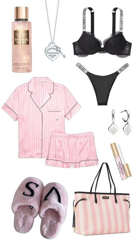 Pyjama Victoria Secret, Aesthetic Victoria Secret, Victoria Secret Pyjamas, Pajamas Aesthetic, Victoria Secret Outfits, Victoria Secret Pajamas, Lingerie Outfits, Tiffany And Co, Clothes Gift