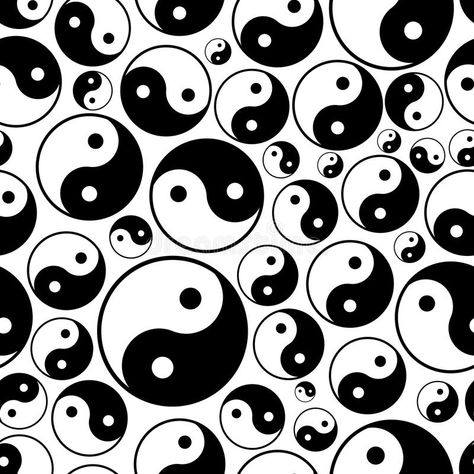 Yin and yang symbols seamless black and white pattern royalty free illustration Black And White Pattern, Free Illustration, Yin And Yang, Ying Yang, Free Illustrations, White Patterns, Yin Yang, Diy Wall, Seamless Patterns