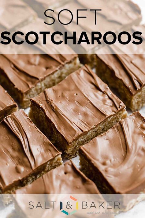 Dessert Gf, Light Corn Syrup Recipes, Recipes Using Milk Chocolate Chips, Scotcharoos Recipe Best, Scotcharoos Recipe With Marshmallow, Scotcheroos Recipe Best, Recipes Using Corn Syrup, Sheet Pan Scotcharoos, Scotcharoos Recipe Healthy