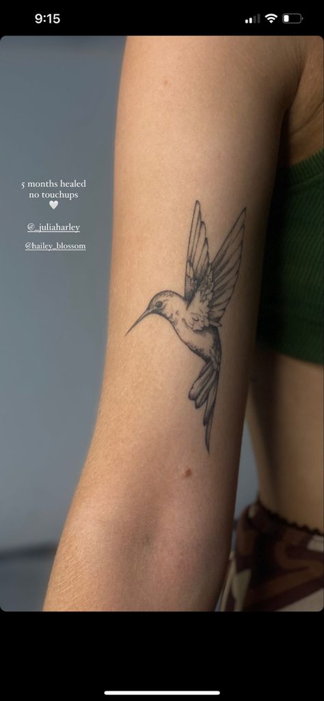 Vogel Tattoo, Hummingbird Tattoo, Stylist Tattoos, Cute Tattoos For Women, Classy Tattoos, Discreet Tattoos, Dainty Tattoos, Subtle Tattoos, Elegant Tattoos