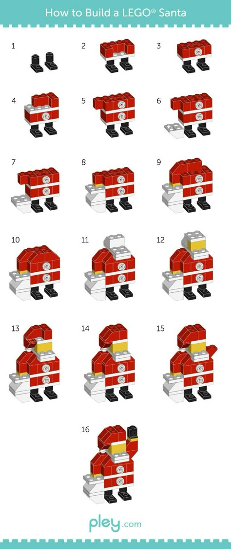 Lego holiday ideas for carter Lego Fish, Lego Santa, Christmas Lego, Lego Advent, Lego Challenge, Lego Club, Lego Christmas, Lego Diy, Lego Activities