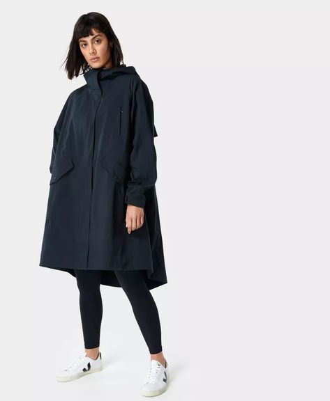 Mission Waterproof Parka - black | Women's Jackets + Coats | www.sweatybetty.com Parka Outfit, Rain Parka, Womens Running Jacket, Pilates Clothes, Waterproof Parka, Small Clothes, Waterproof Coat, Packable Jacket, Women's Jackets