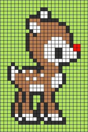 Reindeer Perler Beads, Pixel Art Grid Christmas, Pixel Art Ideas Christmas, Thanksgiving Pixel Art, Pixel Art Pattern Christmas, Alpha Pattern Christmas, Christmas Alpha Patterns, Pixel Art Stitch, Pixel Art Noel