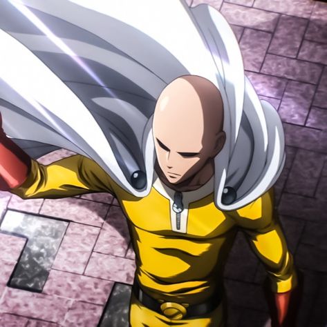 Saitama Anime, Caped Baldy, Anime One Punch Man, Pfps Icons, Emoji Drawings, Saitama One Punch, Saitama One Punch Man, One Punch Man Manga, One Punch Man Anime