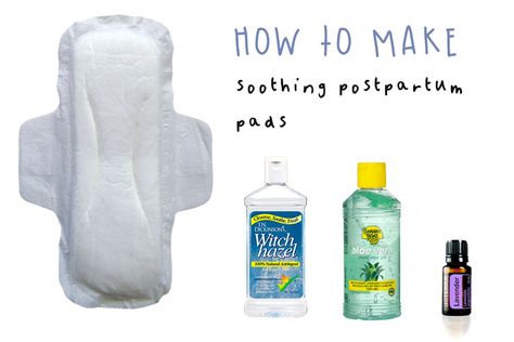 How to make a homemade postpartum padsicle | Mum's Grapevine Pads For After Birth, Padsicles Postpartum, Post Partum Pads, Witch Hazel Pads, Postpartum Tea, Diy Postpartum, Baby Essential Checklist, Postpartum Care Kit, Baby Weeks