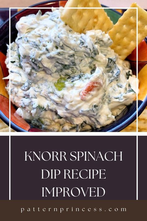 Roasted Crispy Potatoes, Knorr Vegetable Dip, Knorr Spinach Dip Recipe, Spinach Dip Cold, Knorr Spinach Dip, Best Spinach Dip, Knorr Recipes, Spinach Dip Easy, Cold Dip