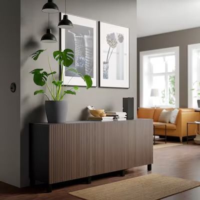 BESTÅ Storage System - IKEA Sofa Bed Room, Modern Tv Stands, Walnut Floors, Tv Storage, Ikea Besta, Organization Furniture, Wall Mounted Cabinet, Modular Storage, Modern Tv Stand