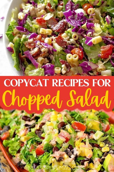 Copycat Chopped Salad, Cheesecake Factory Chopped Salad Recipe, Healthy Chopped Salad Recipes, Cheesecake Factory Salad, Outback Salad, Recipes For Intermittent Fasting, Salads With Meat, Chopped Salad Recipes Copycat, Cheesecake Factory Salads