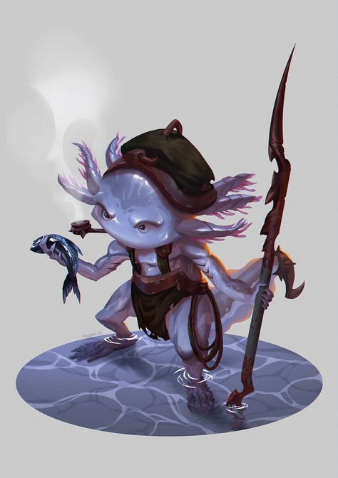 Dnd Axolotl, Fish Man Character Design, Pirate Adventure, Dnd Races, Dungeon Master's Guide, Animal Groups, Man Character, Fantasy Races, Dungeons And Dragons Characters