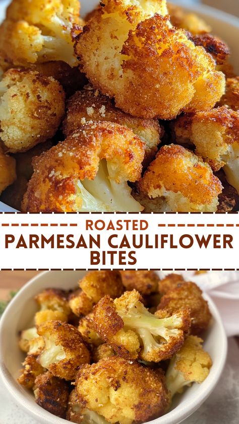 Roasted Parmesan Cauliflower Bites Healthy Keto Side Dishes, Parmesan Cauliflower Bites, Healthy Sides For Dinner Low Carb, Crispy Roasted Cauliflower Recipes, Roasted Cauliflower Bites, Easy Roasted Cauliflower Recipes, Carb Sides For Dinner, Parmesan Crusted Cauliflower Roasted, Veggie Side Dishes Healthy Easy