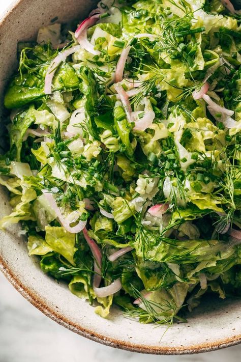 Bistro Salad - bitter herb recipes for the Passover meal | Land of Honey Bitter Salad, Biblical Food, Bistro Salad, Passover Meal, Passover Dinner, Feast Of Unleavened Bread, Biblical Feasts, Braised Greens, Endive Salad