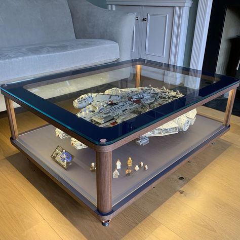 Glass display unit