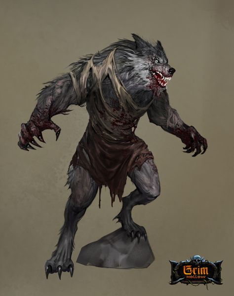 Underworld Lycans, Grim Hollow, Wolf Team, Werewolf Aesthetic, Fantasy Demon, Wolf Artwork, D D Monsters, Werewolf Art, Vampires And Werewolves