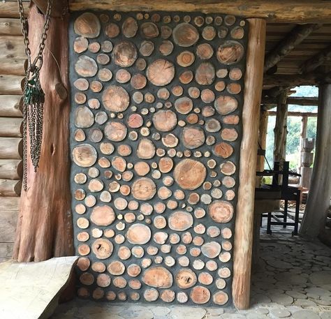 Cordwood Homes, Cord Wood, Fa Fal, Wood Building, Cob House, Cottage In The Woods, Natural Building, Earthship, Tiny House Cabin