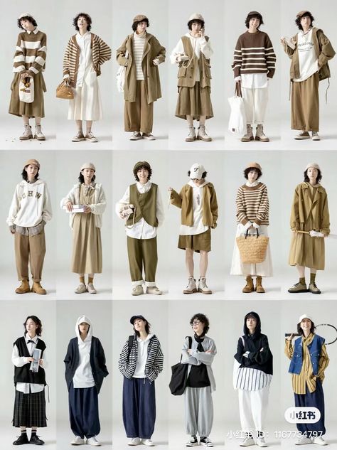 Muji Clothes Woman Minimal Chic, Japanese Boho Fashion, Comfy Japanese Outfits, Japandi Fashion Style, Japanese Capsule Wardrobe, Muji Outfit Style Women, Japanese Layering Fashion, Japanese Americana Fashion Women, Japanese Modest Fashion