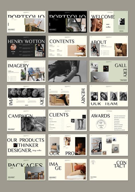 Modern and creative portfolio design layouts for designers to showcase their work. Includes tips and tricks on how to create a visually appealing and effective portfolio that will impress potential Portfolio Site Design, Creative Portfolio Design, Portfolio Design Layouts, Ppt Template Design, Company Portfolio, Portfolio Design Layout, Power Points, Design Layouts, Digital Services