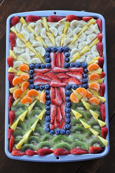 fruitpizza3 Bunny Fruit Pizza, Easter Fruit Pizza, Fruit Pizza Recipe With Glaze, Easter Egg Fruit Pizza, Fruit Pizza Bar, Fruit Pizza Designs, Recipes With Cool Whip, Pizza Sugar Cookie, Easy Fruit Pizza