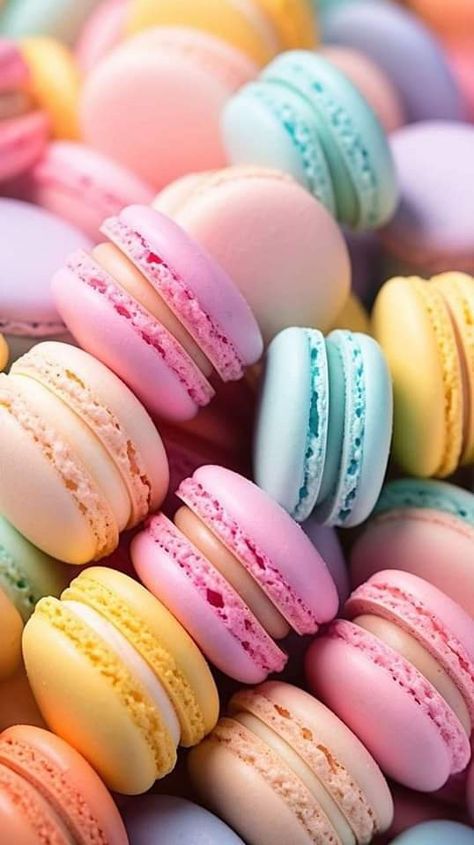 Macaroon Wallpaper, Wallpapers Home Screen, Brown Aesthetic Wallpaper, Le Macaron, Girly Wallpaper, Map Compass, Girl Wallpapers, Fruit Wallpaper, Food Wallpaper