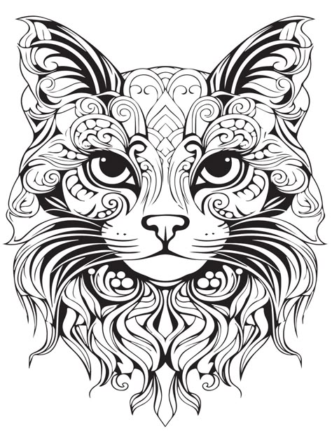 Download the coloring pages cute cat 27288958 royalty-free Vector from Vecteezy for your project and explore over a million other vectors, icons and clipart graphics! Number Blocks Coloring Pages, 90s Coloring Pages, Disney Zentangle, Cat Zentangle, Pumpkin Zentangle, Zentangle Animals Art, Halloween Zentangle, Printable Cat Coloring Pages, Cute Cat Coloring Pages