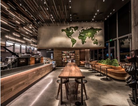 Map Architecture, Starbucks Interior, Indoor Landscape, Store Architecture, Starbucks Design, Starbucks Store, Beach Interior, Phoenix Homes, Biophilic Design