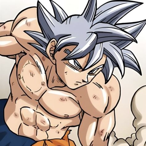 Mui Goku Manga Colored, Ultra Instinct Goku Manga, Ultra Instinct Manga, Goku Ultra Instinct Manga, Goku Mui Manga, Goku Manga Color, Goku Manga Icon, Ui Goku, Goku Mui