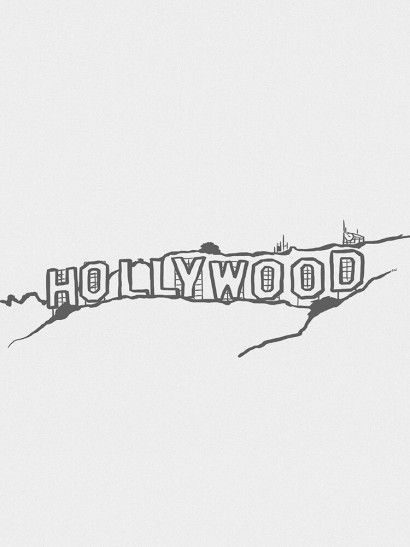 Drawing Cities, Here's To The Fools Who Dream, Travel Drawing, Hollywood Sign, Simple Art, Pencil Art, Drawing People, Sign Art, Travel Journal