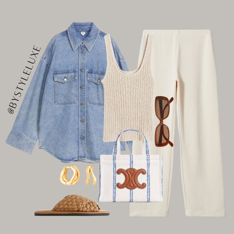 Shop The Outfit, Look Boho Chic, Spring Look, Knitted Vest, Cooler Look, Looks Street Style, Linnet, The Outfit, Mode Inspo