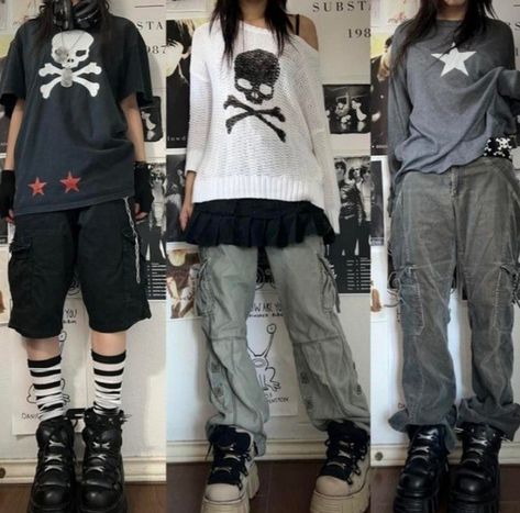 90s Grunge Feminine, Elder Goth Fashion, Loser Core Outfits, Alternative Grunge Outfits, Outfit Inspo Alt, Emo Grunge Outfits, Style Examples, Peony Aesthetic, Masculine Fashion