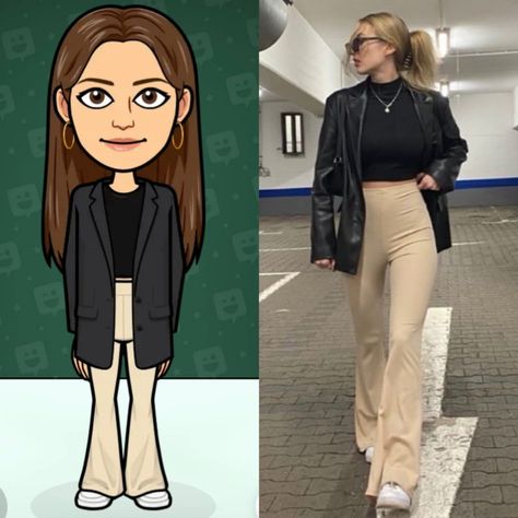 Preppy Bitmoji, Bitmoji Fashion, Snap Bitmoji, Bitmoji Outfits Baddie, Bitmoji Fits, Cute Snapchat Bitmoji Ideas, Snapchat Avatar, Snapchat Bitmoji, Bitmoji Ideas